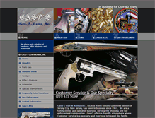Tablet Screenshot of casosguns.com